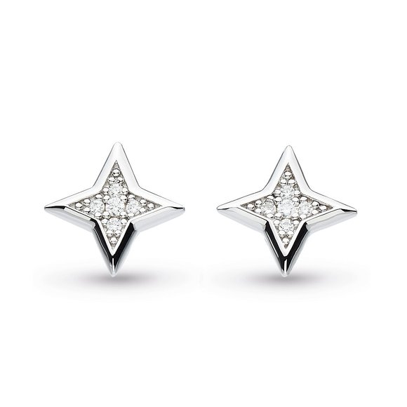Kit Heath Stardust Sterling Silver Stud Earrings - Picture 1 of 1